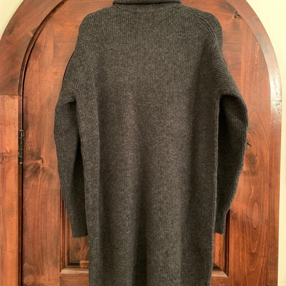 Uniqlo Charcoal Wool Knit Dress - Picture 2 of 4